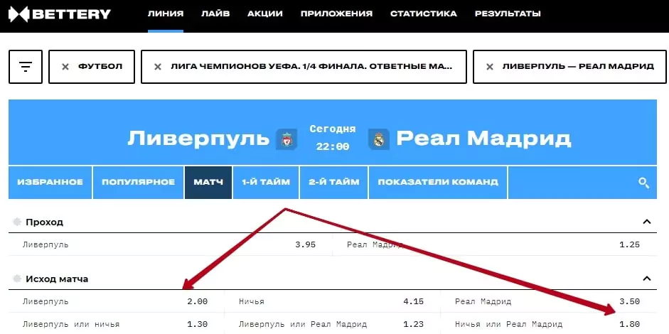 Какие преимущества есть у БК Bettery?