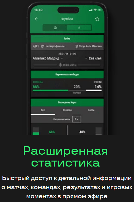 Официальное приложение Лиги Ставок на Android