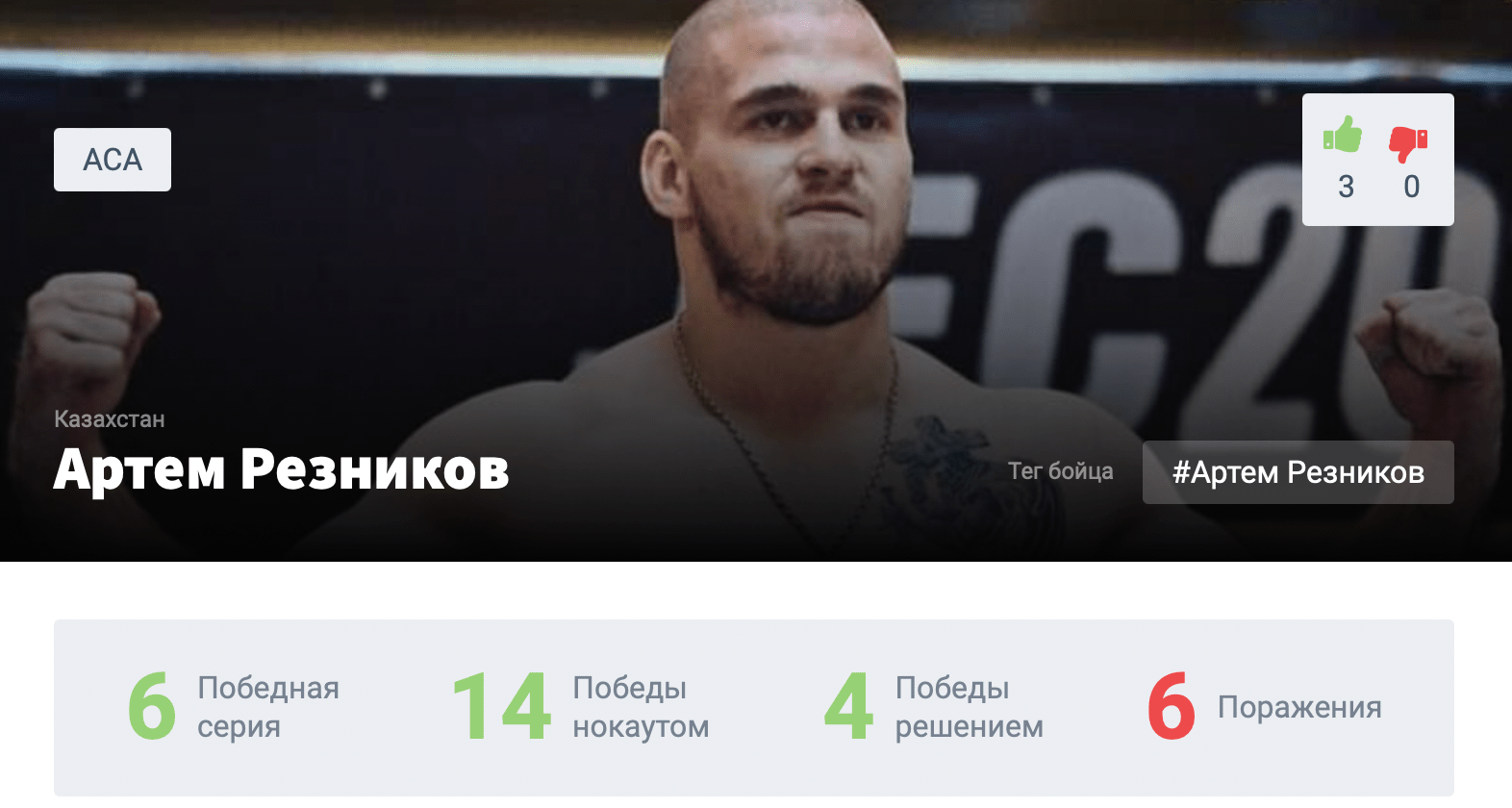Прогноз на бой Артем Резников – Андрей Кошкин