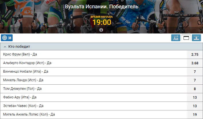 Как заработать ставками на велоспорт?