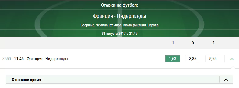 Франция - Голландия. Прогноз отборочного матча на ЧМ-2018