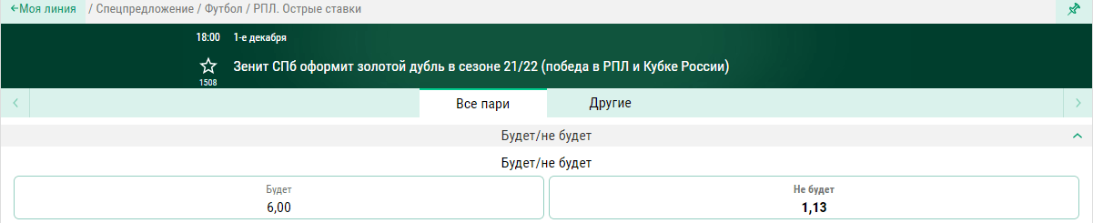 БК Лига Ставок предлагает эксклюзивные ставки на Зенит