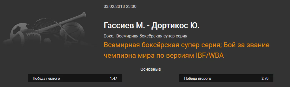 Прогноз на бой Гассиев – Дортикос