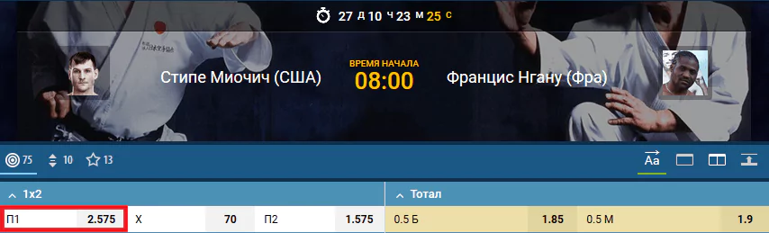 Прогноз на бой Франсис Нганну – Степе Миочич