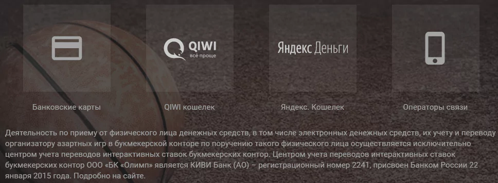 С какими платежными системами работают легальные БК страны?