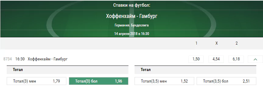 Хоффенхайм - Гамбург. Прогноз матча чемпионата Германии