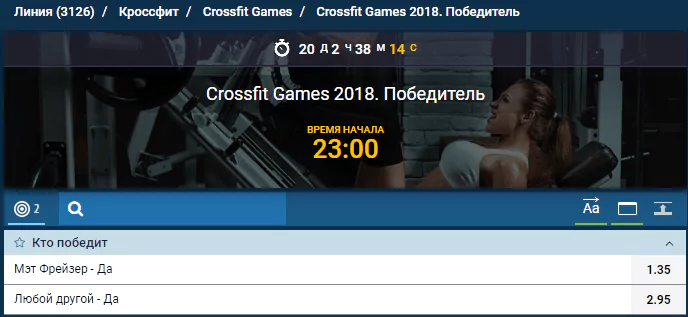 Как делать ставки на кроссфит?