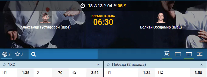 Прогноз на бой Волкан Оздемир – Александр Густафссон