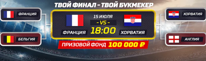 Ставки на финал Чемпионата Мира в БК Леон