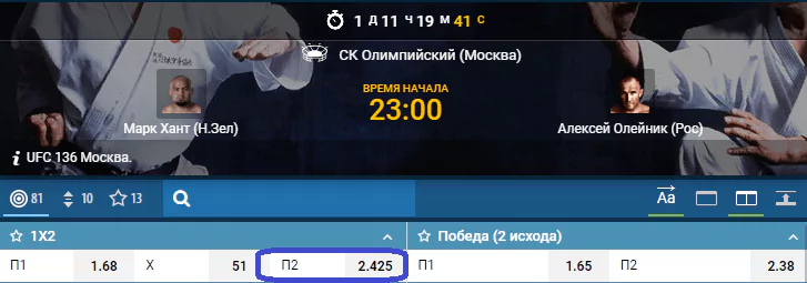 Прогноз на бой Алексей Олейник – Марк Хант