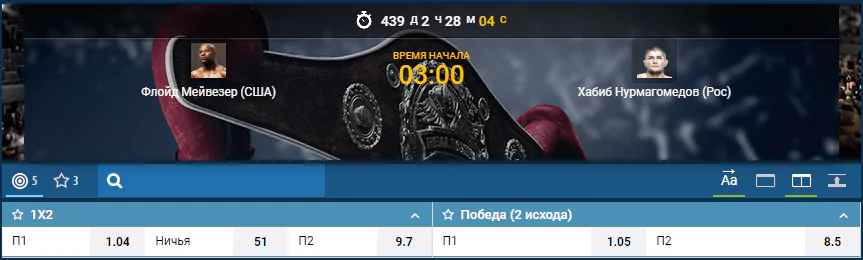 Букмекеры открыли линию на потенциальный бой Флойда Мейвейзера и Хабиба Нурмагомедова