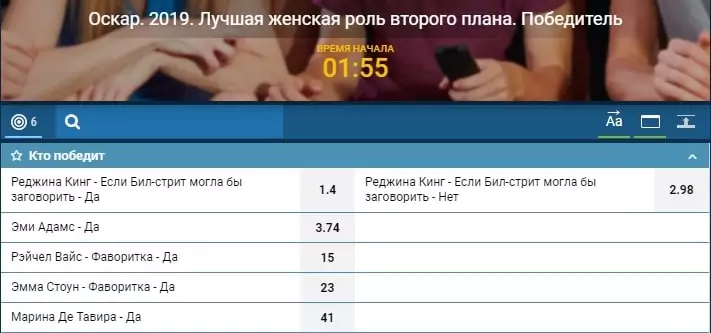Букмекеры начали принимать ставки на кинопремию Оскар 2019
