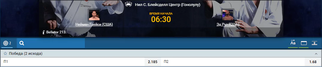 Прогноз на бой Нейман Грейси – Эд Рут