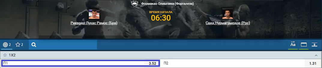 Прогноз на бой Саид Нурмагомедов – Рикардо Рамос
