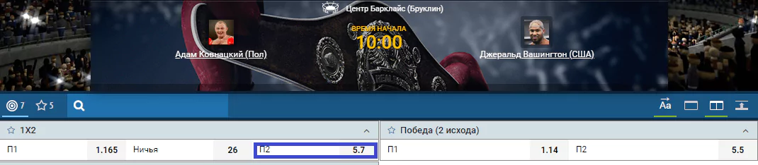 Прогноз на бой Адам Ковнацкий – Джеральд Вашингтон