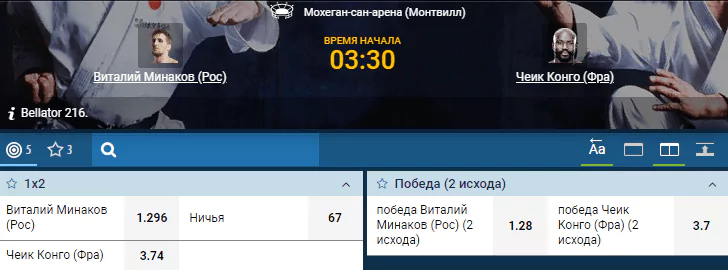 Виталий Минаков – Чейк Конго. Видео боя в HD