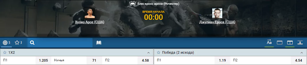 Прогноз на бой Хулио Арсе – Джулиан Эроза