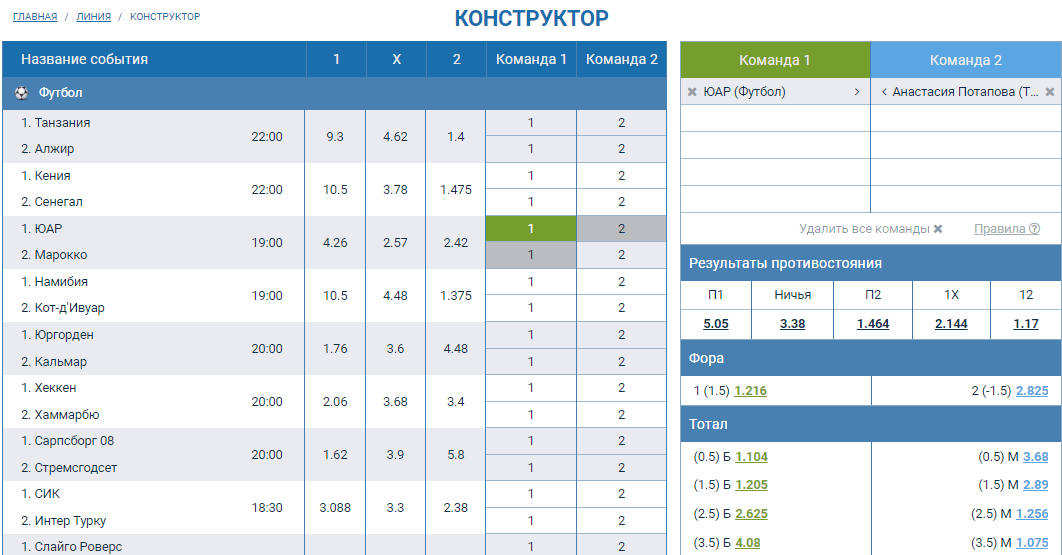Преимущества работы с БК 1хСтавка