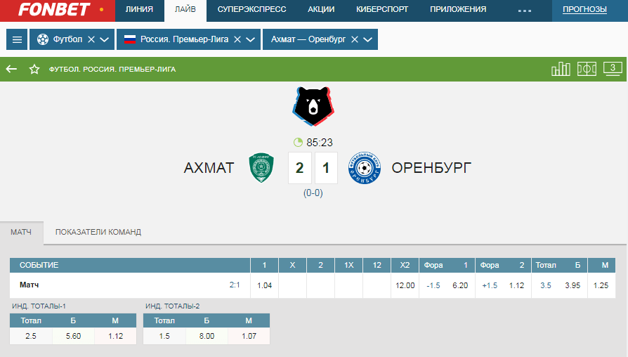 Инплей (In-Play)