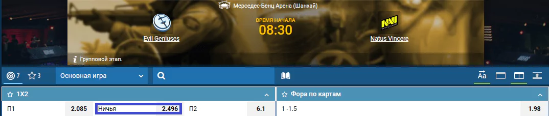 Evil Geniuses – Natus Vincere. Прогноз матча The International 2019
