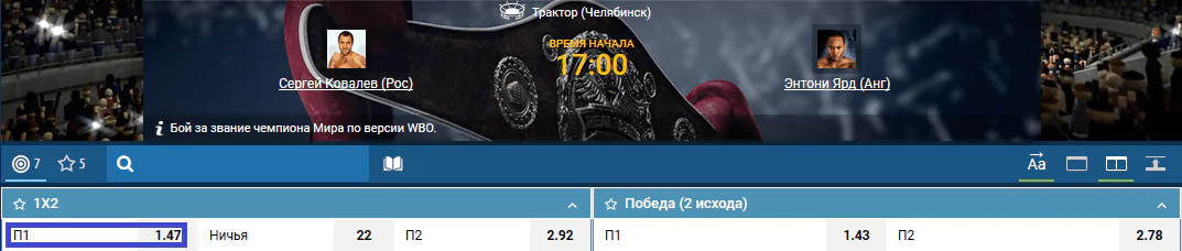 Прогноз на бой Сергей Ковалев – Энтони Ярд
