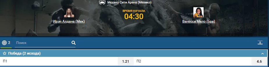 Прогноз на бой Ирен Алдана – Ванесса Мело