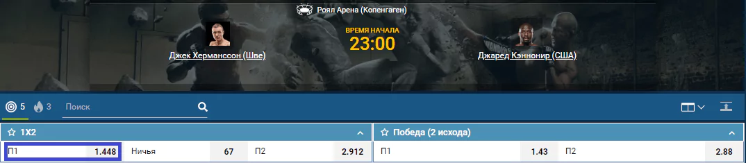Прогноз на бой Джек Херманссон – Джаред Каннонир