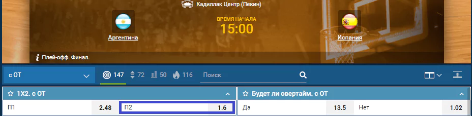 Аргентина – Испания. Прогноз финала Чемпионата Мира по баскетболу