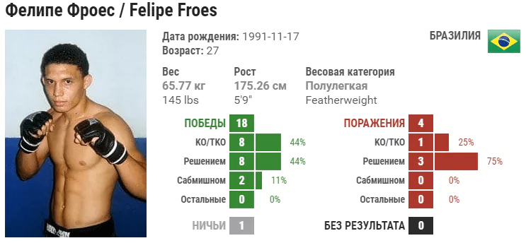 Прогноз на бой Салман Жамалдаев – Фелипе Фроеш