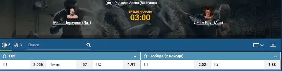 Прогноз на бой Миша Циркунов – Джим Крут