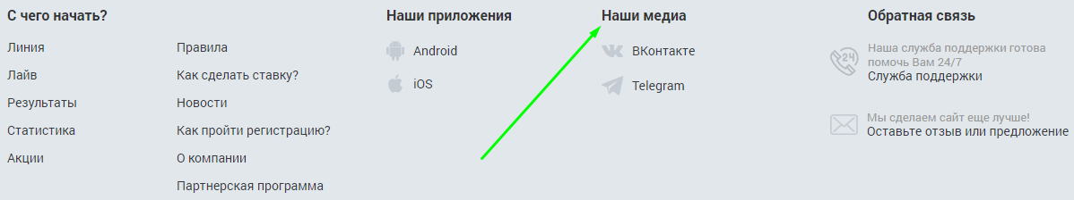 Есть ли БК Зенит в социальных сетях?