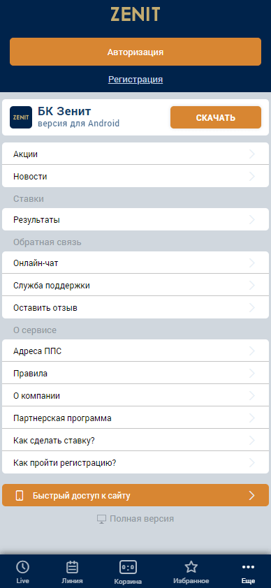 Удобно ли работать с мобильной версией Зенит?