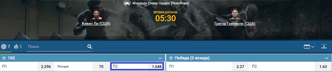 Прогноз на бой Кевин Ли – Грегор Гиллеспи