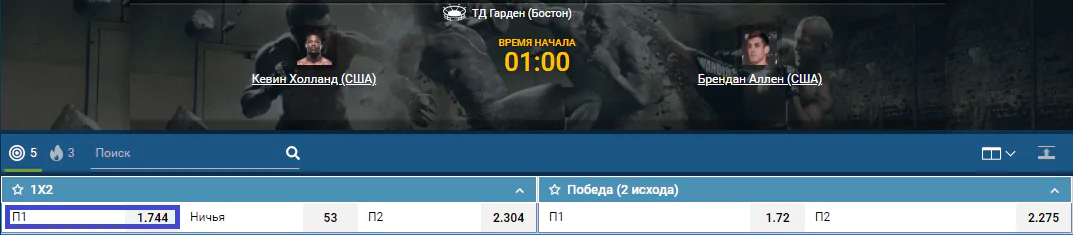 Прогноз на бой Кевин Холланд – Брендан Аллен