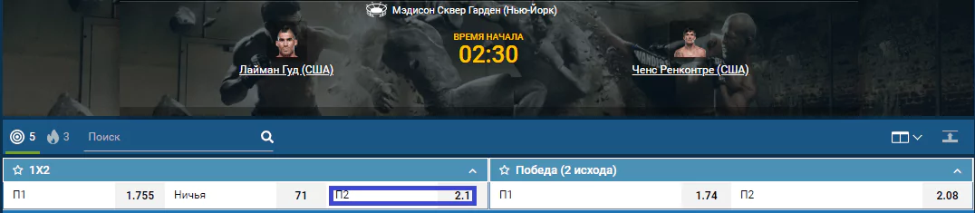 Прогноз на бой Лайман Гуд – Ченс Ренконтре