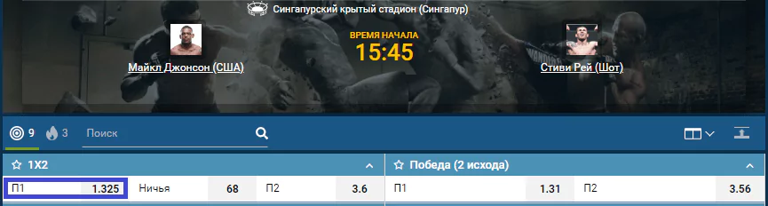 Прогноз на бой Майкл Джонсон – Стиви Рэй