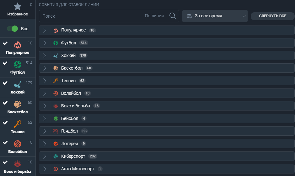 Как делать ставки в БК Балтбет?