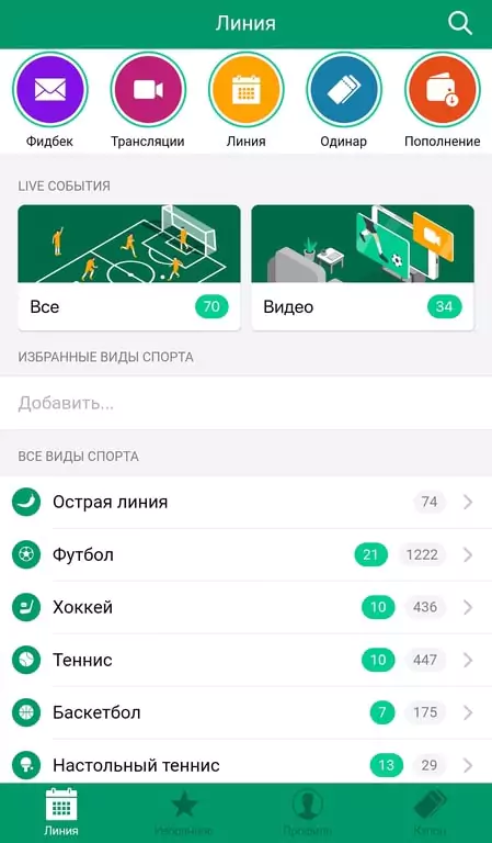 БК Лига Ставок улучшила мобильное приложение. Что нового?