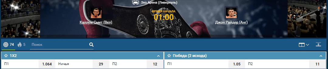 Прогноз на бой Каллум Смит – Джон Райдер
