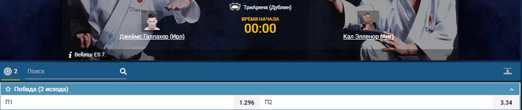 Прогноз на бой Джеймс Галлахер – Кэл Эленор
