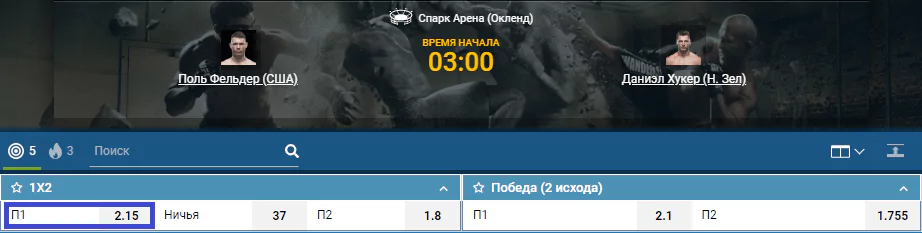 Прогноз на бой Пол Фелдер – Дэн Хукер