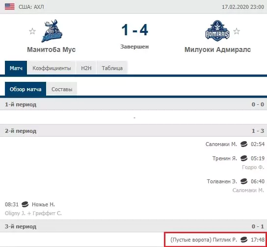 Особенности ставок на АХЛ (AHL)