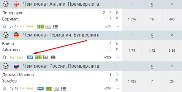 Как работать с линией БК 1хСтавка?