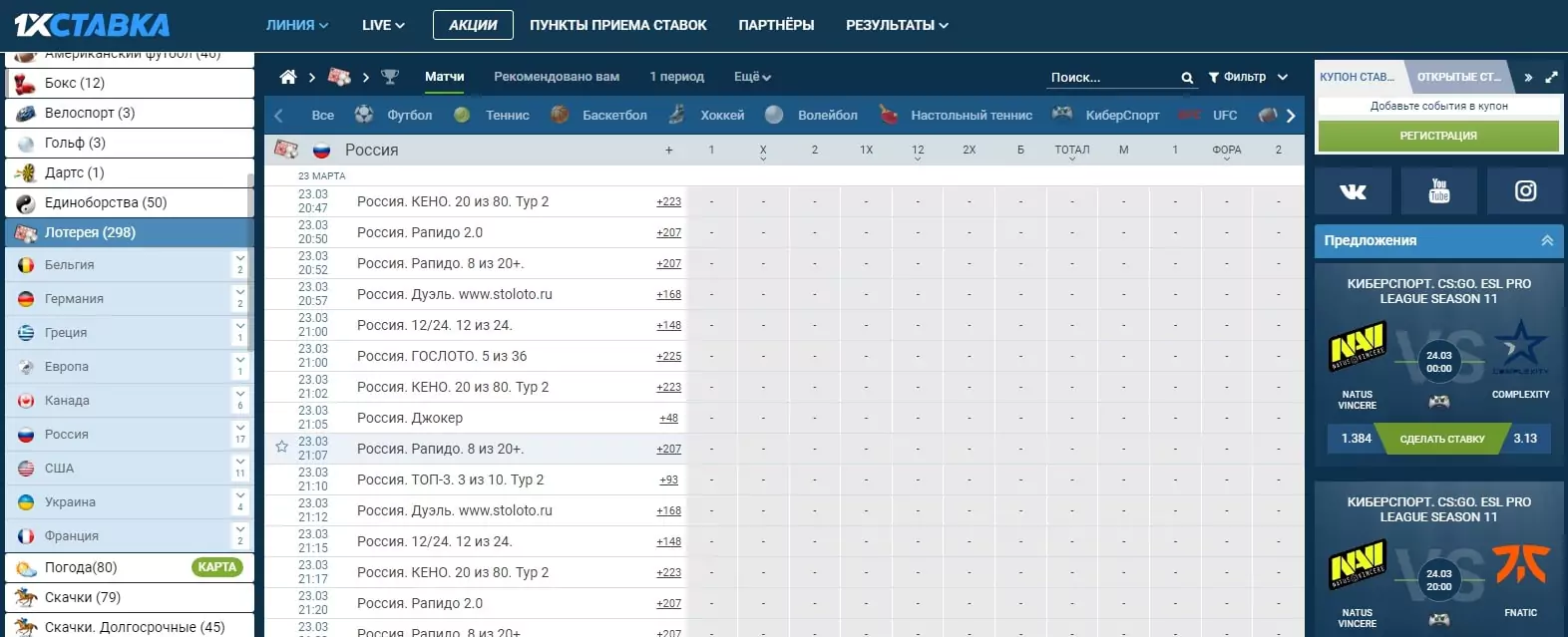 Спорт, которому не страшен карантин – на что делать ставки?