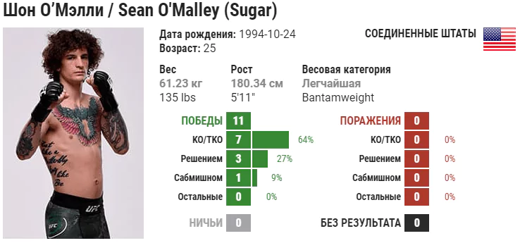 Прогноз на бой Шон О’Мэлли – Эдди Вайнленд