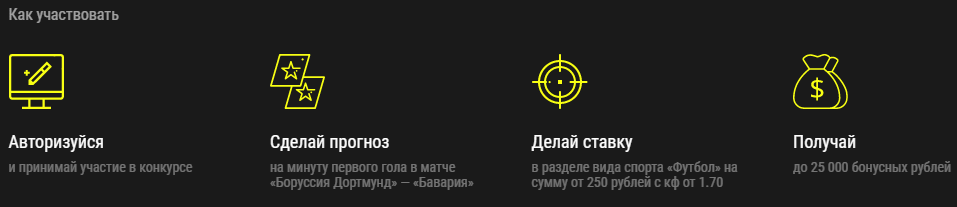 До 25000 рублей от БК Париматч за прогноз на Бундеслигу