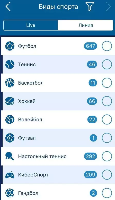 Обзор приложения 1хСтавка для iOS
