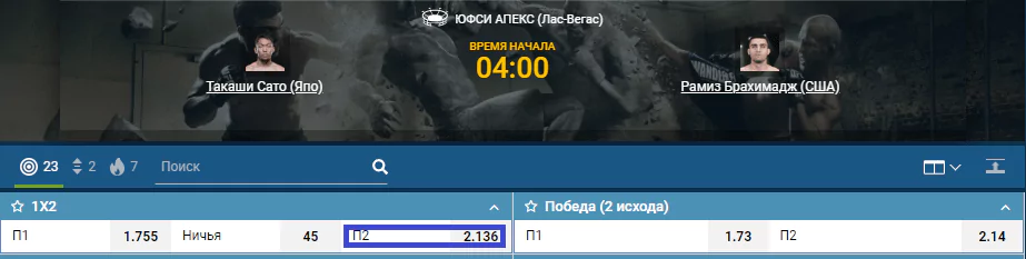 Прогноз на бой Такаши Сато – Рамиз Брахима