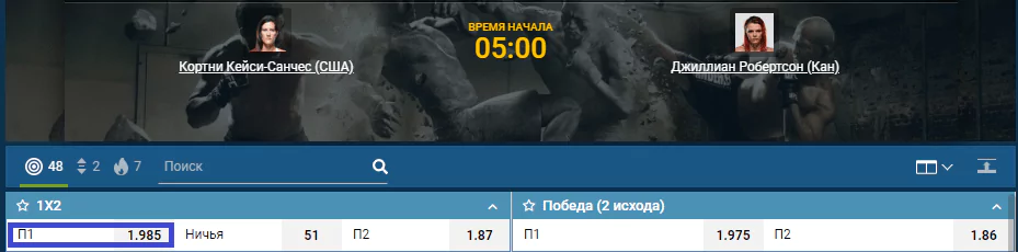 Прогноз на бой Джиллиан Робертсон – Кортни Кейси
