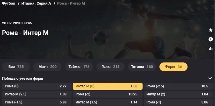 Рома - Интер. Кто из двух грандов продолжит беспроигрышную серию?